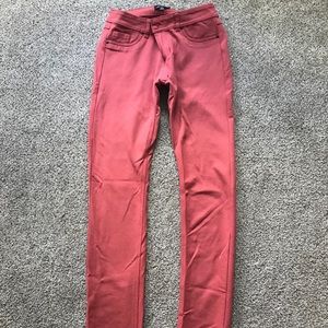 Brick color jeggings